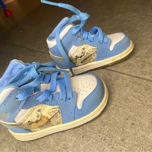 Air Jordan 1 Retro Alpha White University Blue 2007 Infant 4C